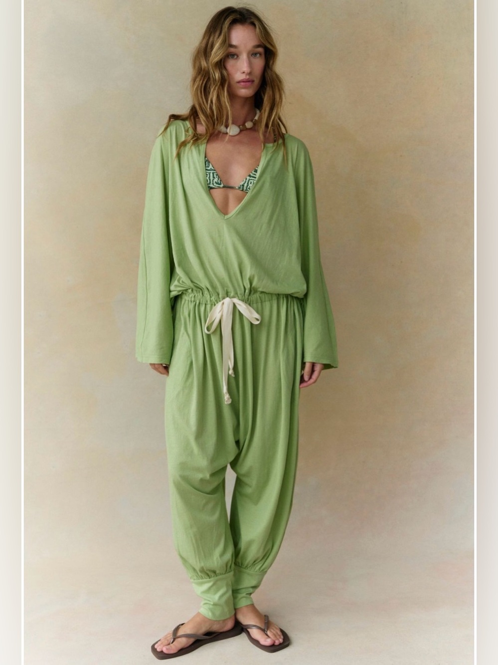 Free People Elowen 100% Cotton Jumpsuit